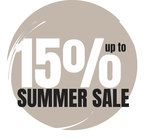 Up to 15% summer sale